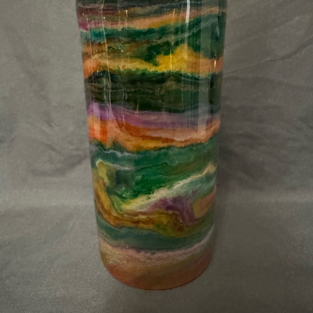 Colorful Swirled Vase